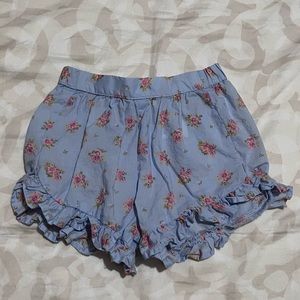 🌻3/25$ Baby girl H&M floral shorts 6-9 months